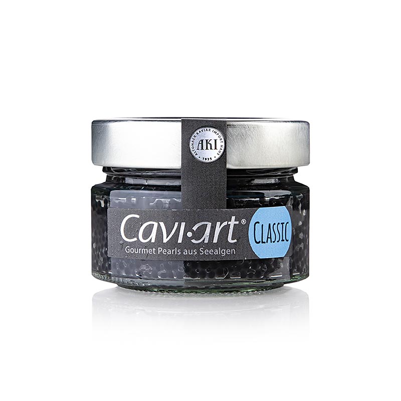 AKI - Cavi-Art® Caviale di alghe, nero, vegano, 100 g