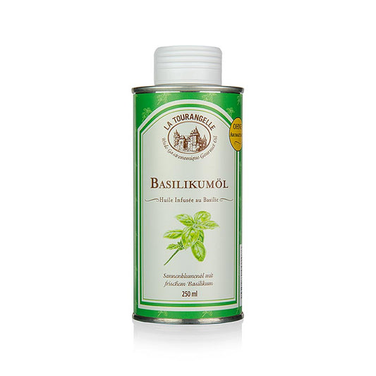 Olio al basilico, infuso, La Tourangelle, 250 ml