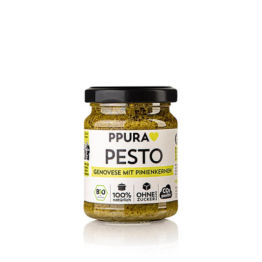 Gewürzgarten - Ppura Pesto alla Genovese, mit Pinienkernen, BIO, 120 g
