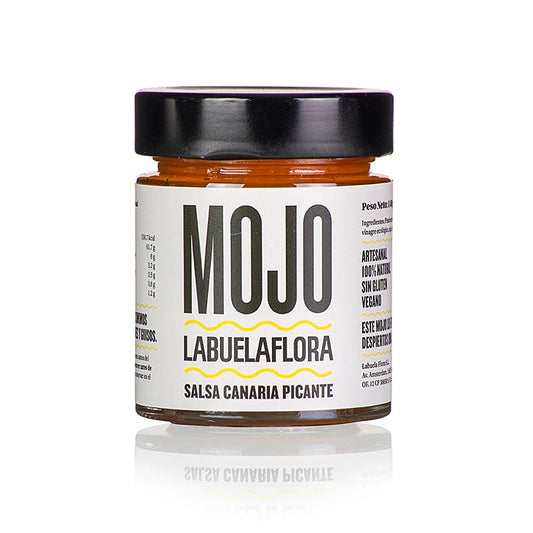 Mojo Picante, salsa rouge épicée des Canaries, Labuelaflora, 140 g