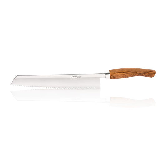 Coltello da pane Nesmuk Soul, 270 mm, manico in legno d'ulivo, 1 pz.