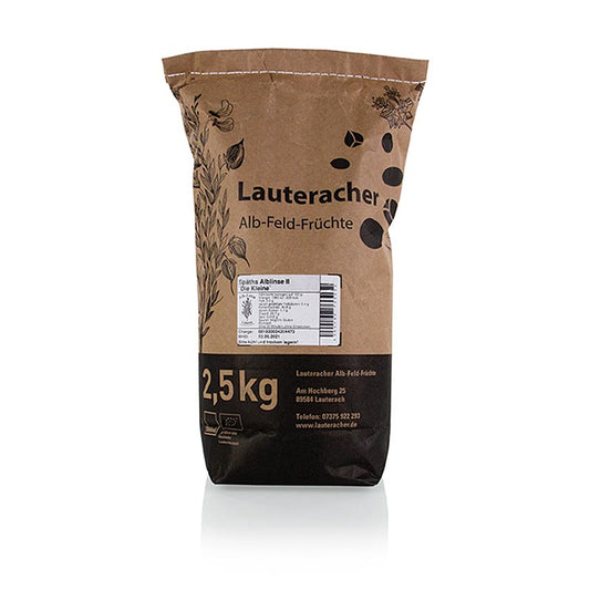 Lenticchie, Späths grüne Alblinse II "Die Kleine", biologico, 2,5 kg