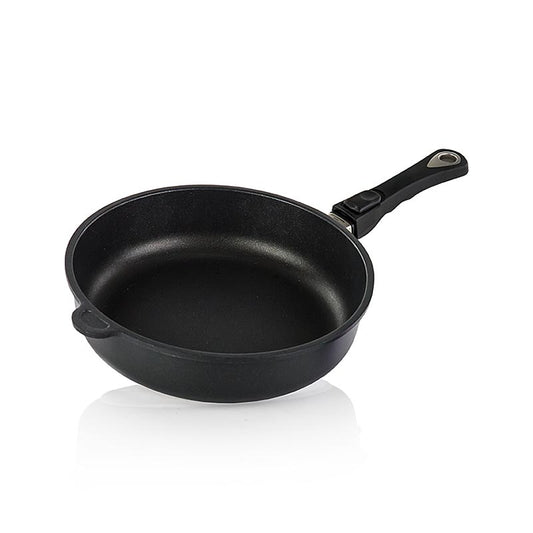 AMT Gastroguss, Schmorpfanne, Induktion, ø 28cm, 7cm hoch, mit abnehmbarem Griff
