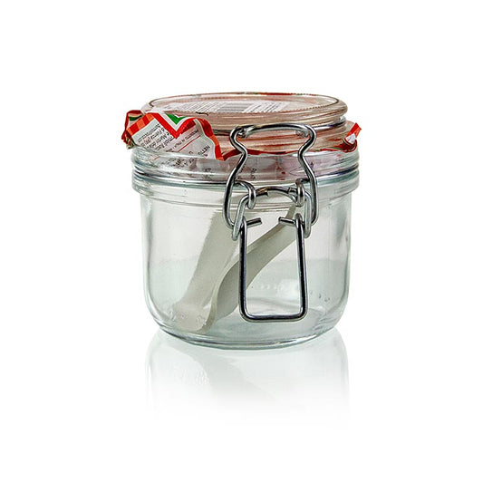 WECK - Barattolo con anello metallico - Terrina Fido, 200 ml, rotonda, 1 pz.