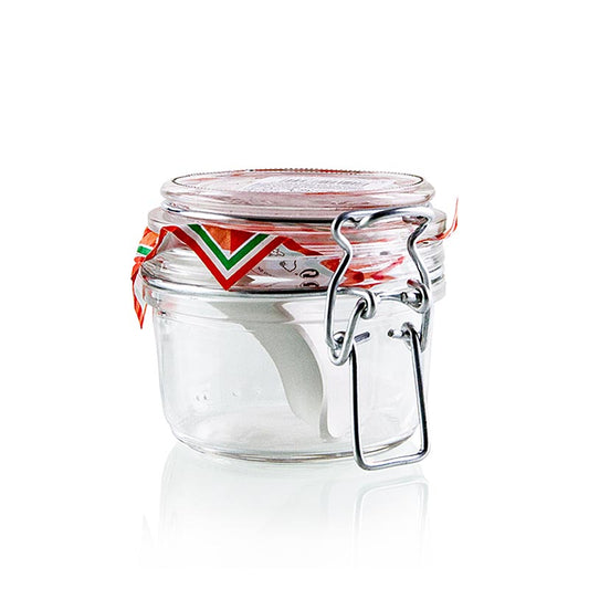 WECK - Barattolo con coperchio a molla - Terrina Fido, 125 ml, rotonda, 1 pz