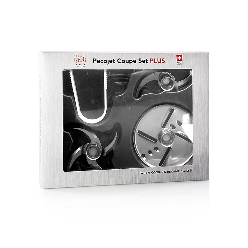 Set PACOJET Coupe PLUS (2 coltelli + 1 disco battitore + pinza per coltelli) per PJ PLUS 2, 4 pezzi | Non Food / Hardware / Accessori per barbecue | thungourmet
