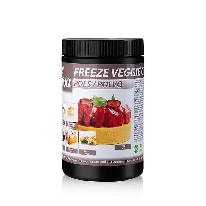 Freeze Veggi - Gel, Transparente Gelatine und frostsicher, 500 g | Molekulares Kochen | thungourmet