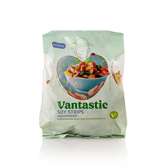 Émincé de soja, végétalien, Vantastic Foods, 250 g