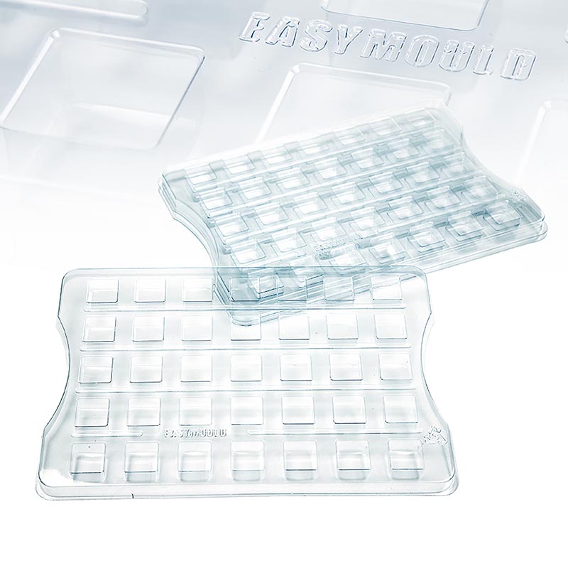 Vassoi per stampi Easymould Cuadrado, 27x18x2cm, 100% Chef (60/0012), 3 pz.