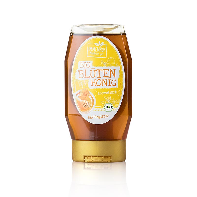 Miele di fiori Breitsamer Immenhof, flacone da spremere, biologico, 350 g