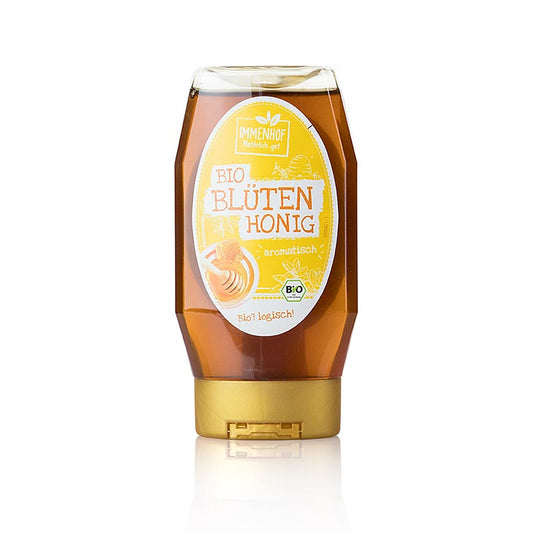 Breitsamer Immenhof Blütenhonig, Squeezeflasche, BIO, 350 g