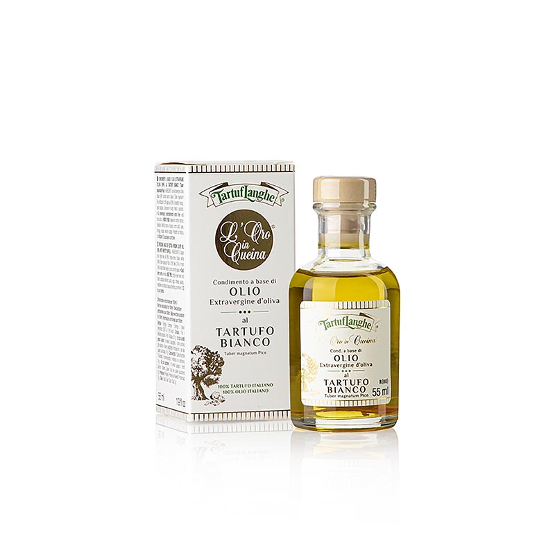 Tartuflanghe Natives Olivenöl Extra L´Oro in Cucina m. weißem Trüffel & Aroma 55