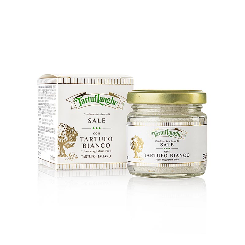 Tartuflanghe Sel marin français à la truffe blanche (tuber magnatum pico), 90 g