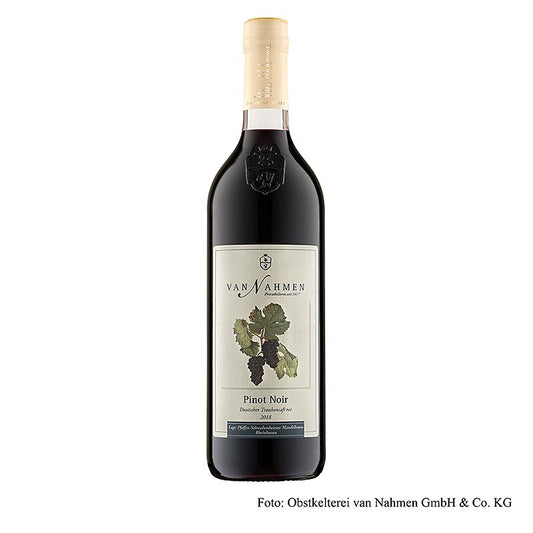 van Nahmen - Pinot Noir Traubensaft rot, 100% Direktsaft, BIO, 750 ml