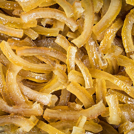Citronat, scorza di limone candita, strisce spesse, Corsiglia Facor, 2 kg