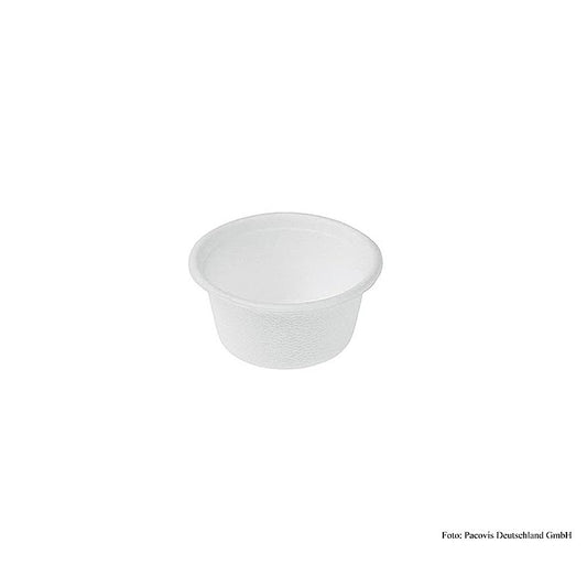 Mini coppetta monouso Naturesse rotonda, 60ml, 4x5x3cm, canna da zucchero, 2.000 pz.