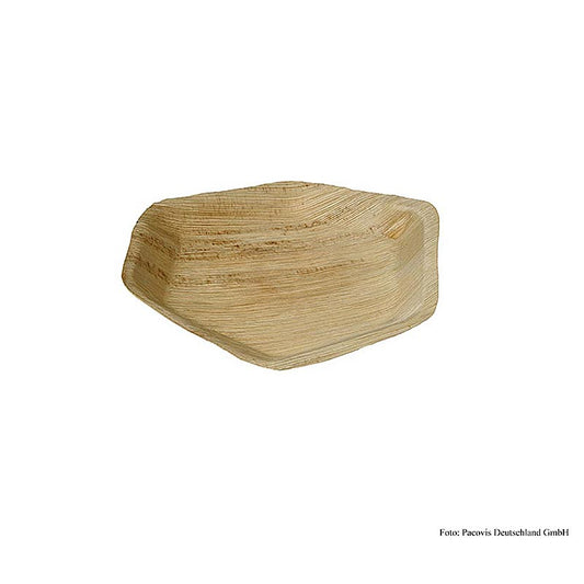 Bol de feuille de palme jetable Naturesse, hexagonal, ø 24x2,5cm, 100pcs