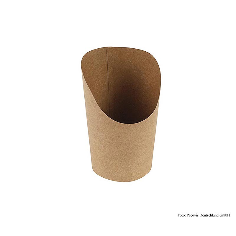 Bicchieri monouso Naturesse Take Away Wrap, carta kraft/PLA, 480 ml, 8/6 x 14 cm, 50 pezzi