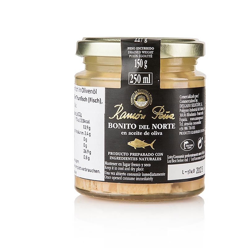 Thon - Filet de bonite du Nord à Huile d'olive, RAMON PEÑA GOLD, 227 g
