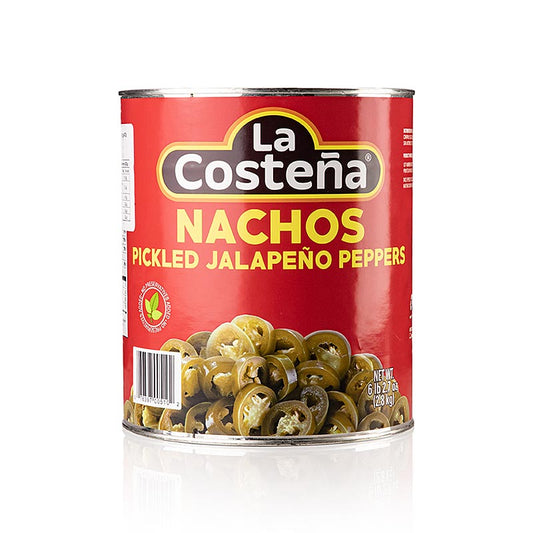 Sierra Madre - Chili Schoten - Jalapenos, geschnitten (La Costena), 2,8 kg