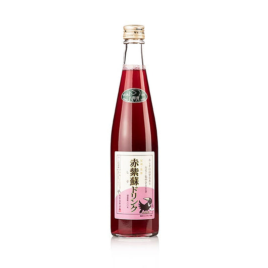 Rotes Shiso Getränk, mit Pflaumensaft, 500 ml