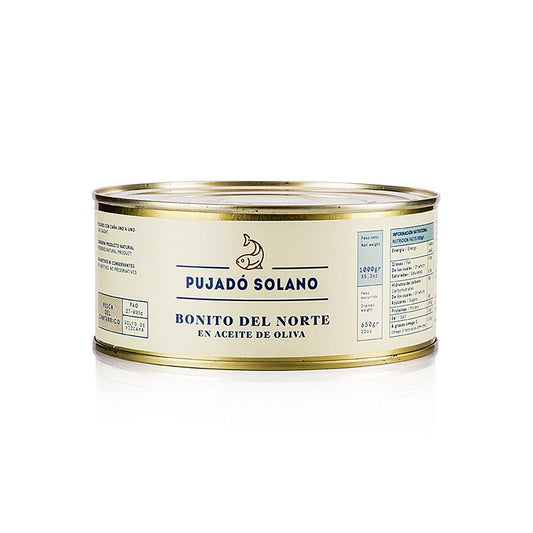 Thon blanc « Bonito del Norte » à Huile d'olive, Pujado Solano, 1 kg