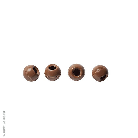 Boules creuses au lait entier et à la truffe, 24 mm de diamètre, Mona Lisa, 1,36 kg, 504 pièces