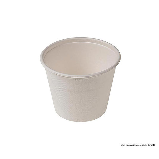 Tazza da minestra monouso Naturesse Take Away, 425 ml, Ø11x8,5 cm, canna da zucchero, 500 pz.