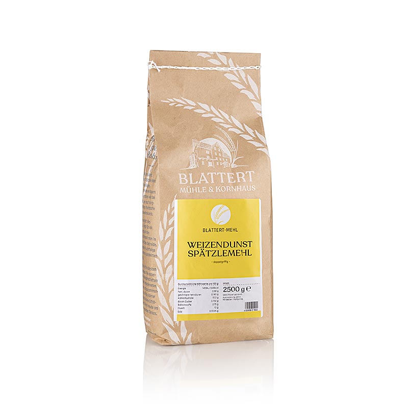Farine de blé Dunst, à double poignée, pour spätzle/trudel, Moulin Blattert, 2,5 kg