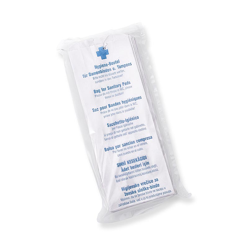 Franz Mensch - Sachets hygiéniques pour toilettes, en papier, 100 pièces