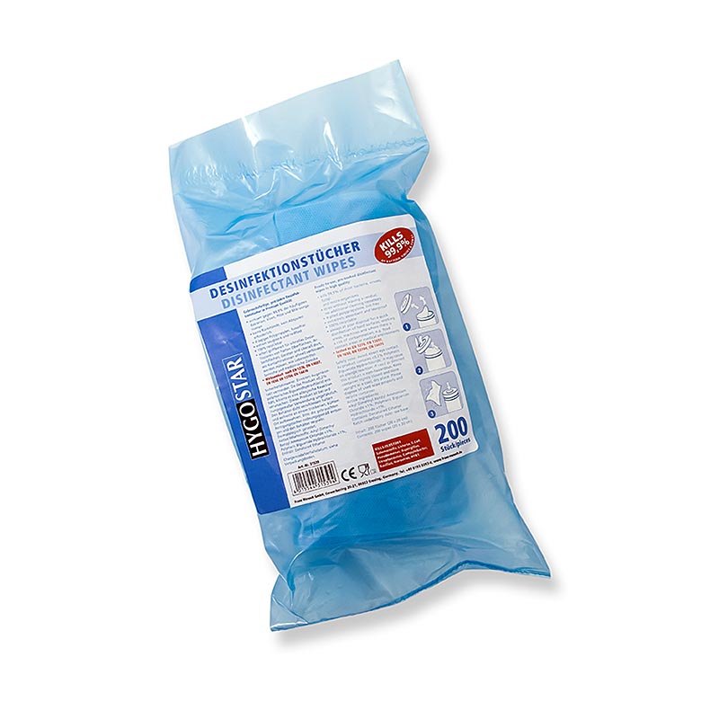 Franz Mensch - Nachfüllpack Reinigungs-/Desinfektionstücher, blau, 200 Stück, 1 St