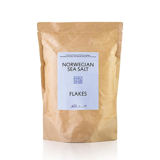 Flocons de sel marin HAVSNØ, 650 g, Norvège, 650 g | Sel, Poivre, épices, arômes,Légumes séchés  thungourmet