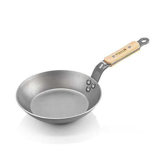 deBUYER Mineral B Bois Poêle à frire, poêle en fer, 20cm (5710.20), 1 pce