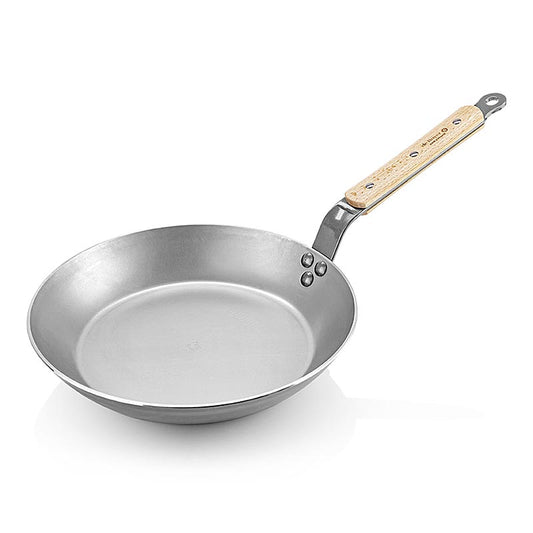deBUYER Mineral B Bois Poêle à frire, poêle en fer, 28cm (5710.28), 1 pc