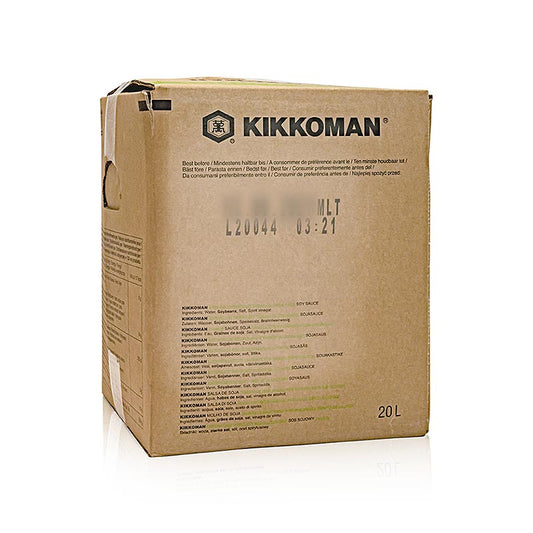 Salsa di soia - Tamari, Kikkoman, senza glutine, Giappone, 20 l