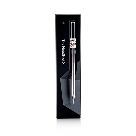 Montargo - The MeatStick Set2 - Thermomètre à viande noir, Bluetooth-Xtender, chargeur, 3 pièces