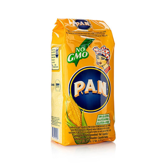 Maismehl, gelb, fein, vorgekocht, 1 kg