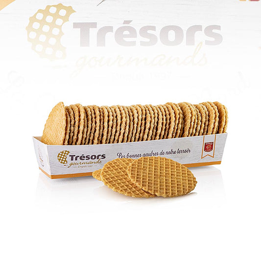 Patisserie des Flandres - Barsnack Tresors - La gaufre fine, süße franz. Butter Waffel, 220 g