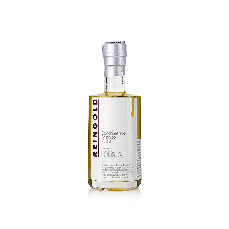 Reingold - Aceto Condimento bianco n. 4 allo yuzu, 250 ml