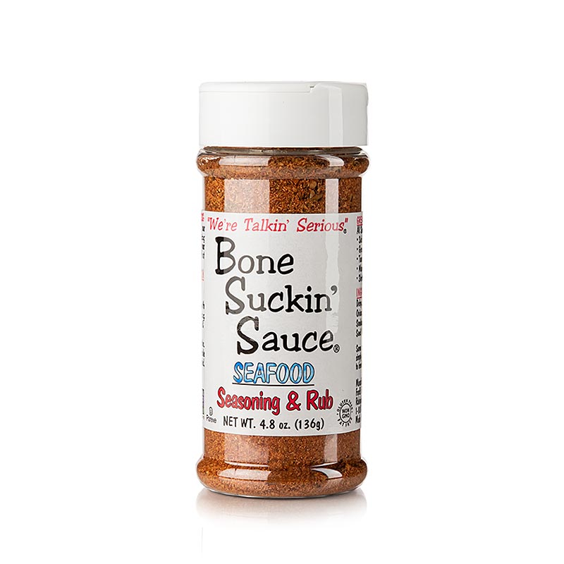 Bone Suckin´ Seafood Seasoning & Rub Meeresfrüchte, BBQ Gewürzzubereitung, Ford´s Food, 136 g