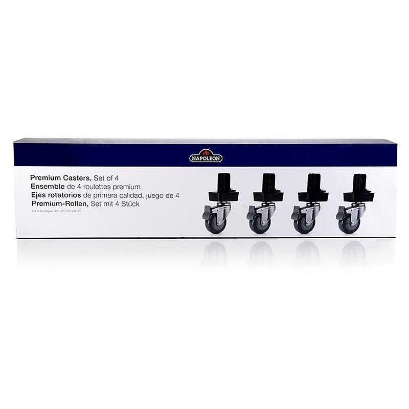 Roulettes pivotantes Napoleon Heavy Duty - Kit de mise à niveau pour barbecue Rogue, 4 pièces | Non alimentaire / Quincaillerie / Accessoires pour barbecue | thungourmet