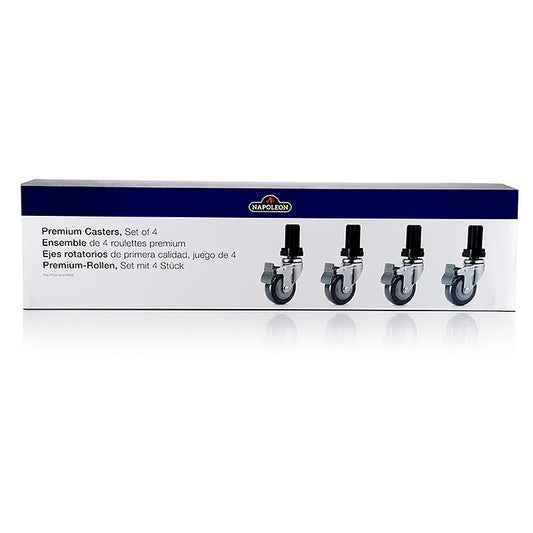 Ruote Napoleon Heavy Duty - Kit di montaggio per barbecue Prestige e LEX485, 4 pezzi | Non alimentari / Ferramenta / Accessori per barbecue | thungourmet