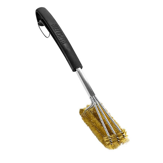 Accessori per barbecue Napoleon - Spazzola per barbecue, a 3 file, con setole in ottone, 1 pz.
