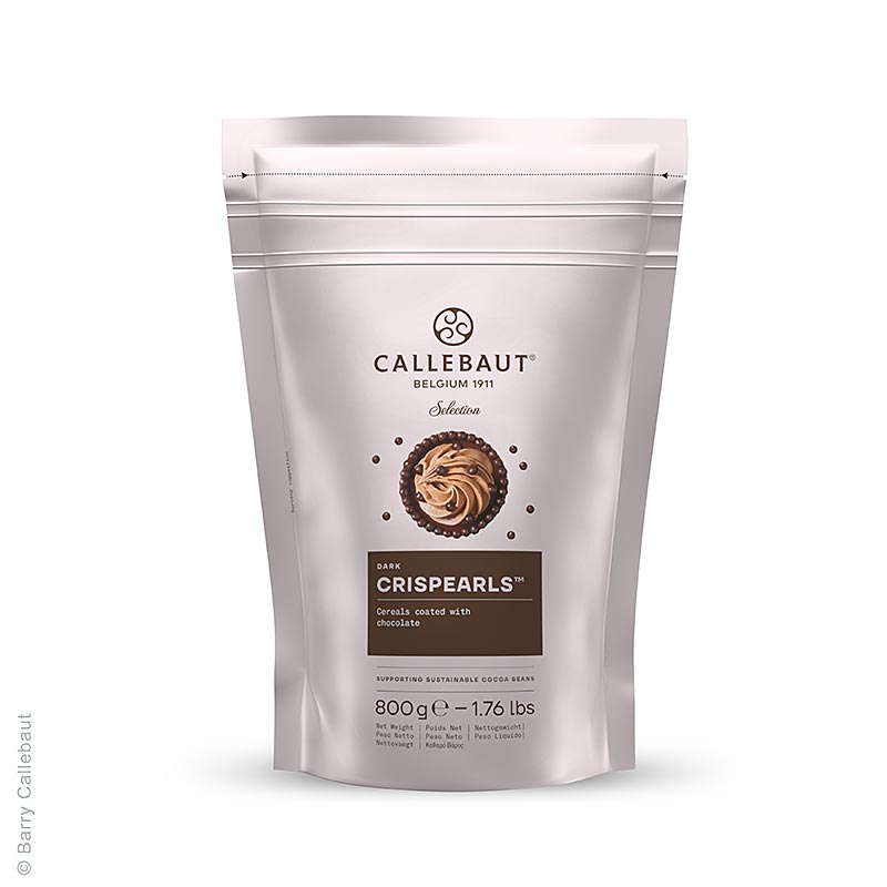 Crispearls Dark, perle di cioccolato fondente croccanti, Callebaut, 800 g