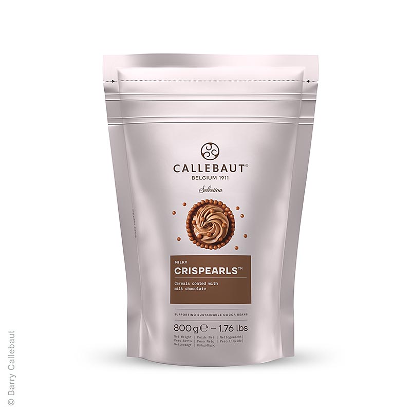 Crispearls Milk, perle croccanti al cioccolato al latte, Mona Lisa Callebaut, 800 g