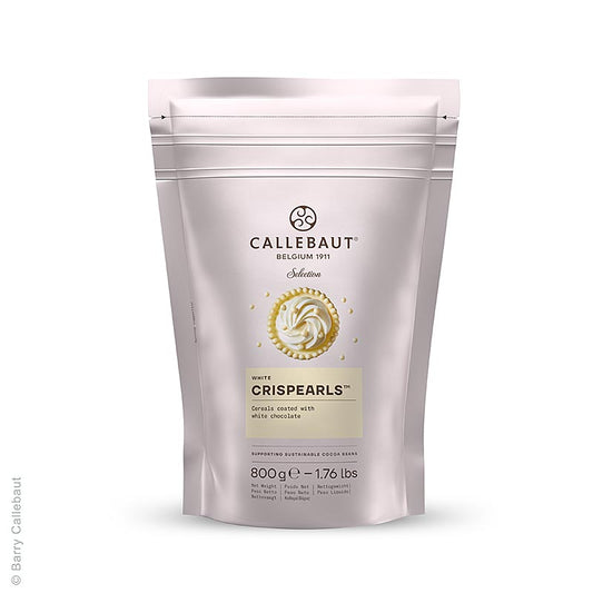 Crispearls White, knusprige weiße Schoko Perlen, Callebaut (CHW-CC-CRISE0-02B), 800 g