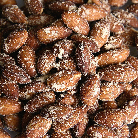 Amandes fumées "Hickory", salées, 1 kg