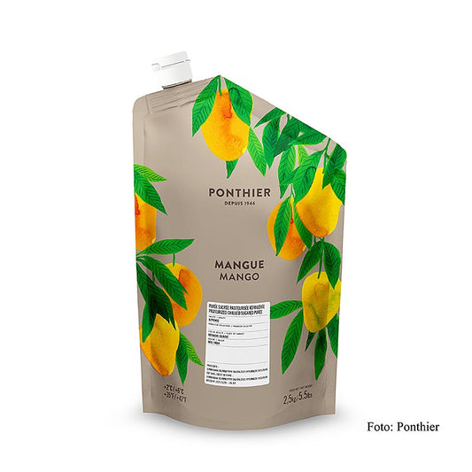 Purée de mangue Ponthier, avec sucre, 2,5 kg