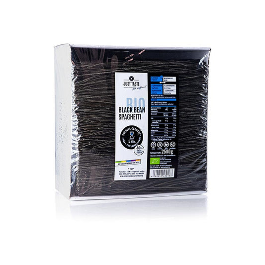 Just Taste Spaghetti ai fagioli neri, senza glutine, biologici, 2,5 kg