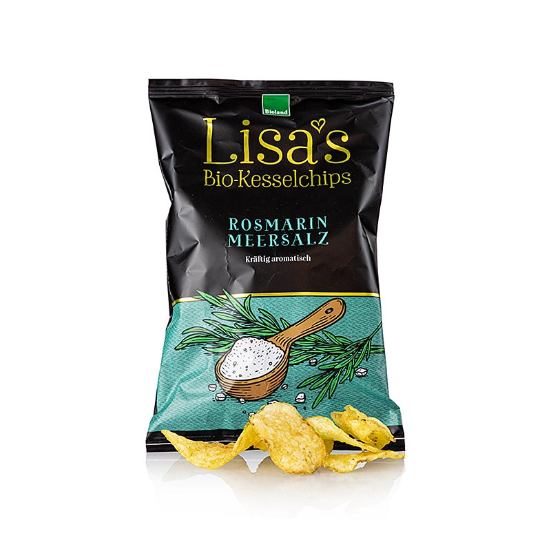 Patatine Lisa, con rosmarino e sale marino, biologiche, 50 g